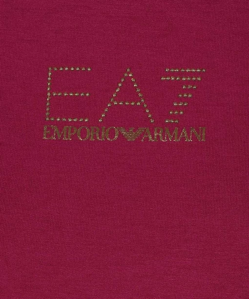 Платье женское EA7 Emporio Armani бордового цвета