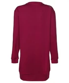 Платье женское EA7 Emporio Armani бордового цвета