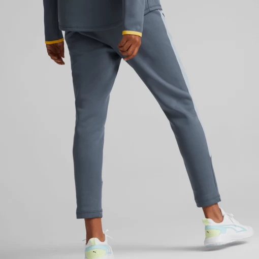 Спортивные штаны женские Puma Evostripe High-Waist Pants синего цвета