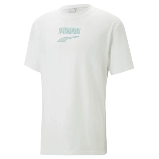 Футболка мужская Puma Downtown Logo Tee белого цвета