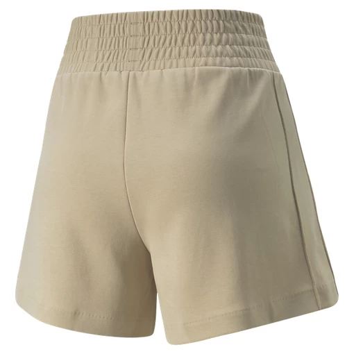 Спортивные шорты женские Puma T7 High Waist Shorts бежевого цвета