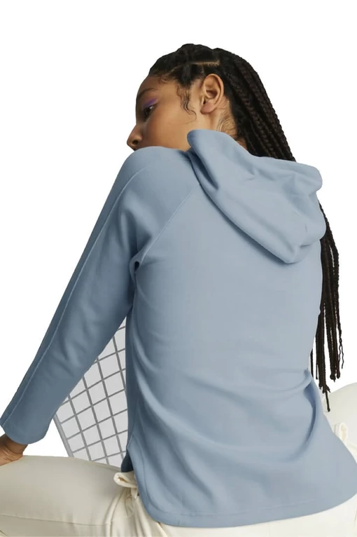 Жіночий светр Puma T7 Relaxed Hoodie блакитного кольору