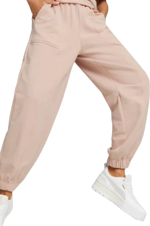 Спортивные штаны женские Puma Downtown Sweatpants розового цвета