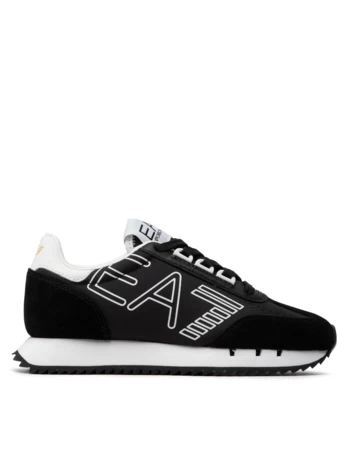 Кросівки чоловічі / жіночі EA7 Emporio Armani SNEAKER чорно-білого кольору (X8X101 XK257 A120)