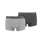 Белье мужское Puma Basic Men’s TRUNKS 2P серого-черного цвета