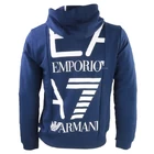 Худи мужское EA7 Emporio Armani синего цвета