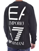 Чоловіча толстовка EA7 Emporio Armani чорного кольору (6LPM59 PJHDZ 1200)