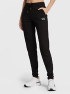 Спортивный костюм классический женский EA7 Emporio Armani черного цвета