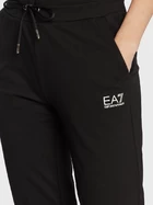 Спортивный костюм классический женский EA7 Emporio Armani черного цвета