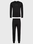 Спортивный костюм мужской EA7 Emporio Armani черного цвета (классический)