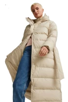 Пальто женское Puma Long Down Coat сандалового цвета