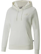 Худи женское Puma ESS+ Embroidery Hoodie белого цвета