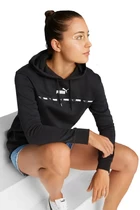 Худи женское Puma Power Elongated Hoodie черного цвета