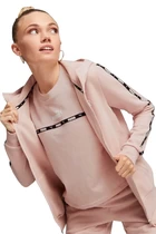 Толстовка жіноча Puma Power Tape FZ Hoodie блідо-рожевого кольору
