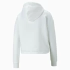 Худи женское Puma Power Tape Hoodie бело-черного цвета
