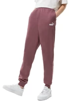 Спортивные штаны женские Puma ESS+ Embroidery Pants бордового цвета