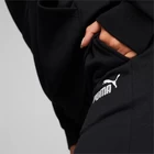Спортивные штаны женские Puma ESS+ Embroidery Wide Pants черного цвета