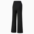 Спортивные штаны женские Puma ESS+ Embroidery Wide Pants черного цвета