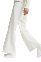 Спортивные штаны женские Puma ESS+ Embroidery Wide Pants белого цвета