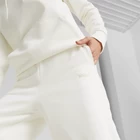 Спортивные штаны женские Puma ESS+ Embroidery Wide Pants белого цвета