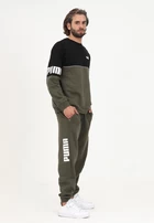 Спортивные штаны мужские Puma Power  Sweatpants зеленого цвета