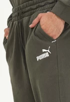 Спортивные штаны мужские Puma Power  Sweatpants зеленого цвета