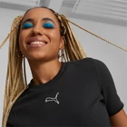 Футболка женская Puma HER Slim Tee черного цвета