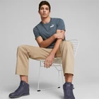 Футболка мужская Puma ESS Small Logo Tee темно-серого цвета