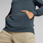 Худи мужское Puma ESS ELEVATED Hoodie серо-синего цвета