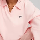 Світшот жіночий Puma DOWNTOWN Oversized Polo рожевого кольору