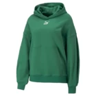 Худи женское Puma Classics Oversized Hoodie зеленого цвета