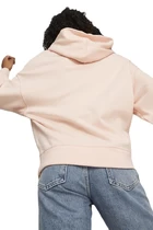 Худи женское Puma Classics Oversized Hoodie розового цвета