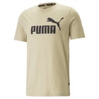 Футболка мужская Puma ESS Logo Tee бежевого цвета