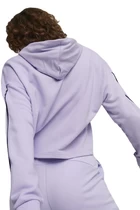 Худи женское Puma POWER Tape Hoodie сиреневого цвета