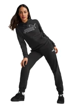 Спортивные штаны женские Puma ESS Elevated Pants черного цвета