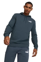 Худі чоловіче Puma ESS+ Tape Hoodie темно-синього кольору