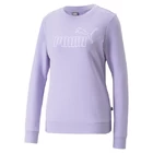 Свитшот женский Puma ESS Elevated Crew сиреневого цвета