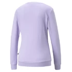 Свитшот женский Puma ESS Elevated Crew сиреневого цвета