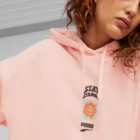 Худі жіноче Puma DOWNTOWN Graphic Hoodie рожевого кольору