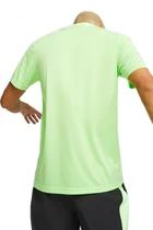 Футболка мужская Puma Fit Logo Tee Graphic салатного цвета