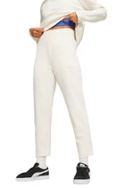Спортивные штаны женские Puma T7 High Waist Pants молочного цвета