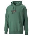 Худі чоловіче Puma DOWNTOWN Graphic Hoodie зеленого кольору