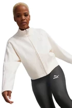 Куртка женская Puma T7 Track Jacket молочного  цвета