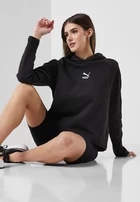 Худі жіноче Puma T7 Hoodie чорного кольору