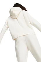 Худи женское Puma T7 Hoodie молочного цвета