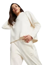 Худи женское Puma T7 Hoodie молочного цвета