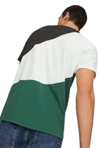 Футболка чоловіча Puma POWER Cat Tee чорно-біло-зеленого кольору