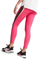 Легінси жіночі Puma EVOSTRIPE High-Waist Tights малинового з чорним кольором