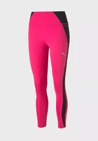 Легінси жіночі Puma EVOSTRIPE High-Waist Tights малинового з чорним кольором