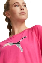 Футболка жіноча Puma EVOSTRIPE Tee малинового кольору